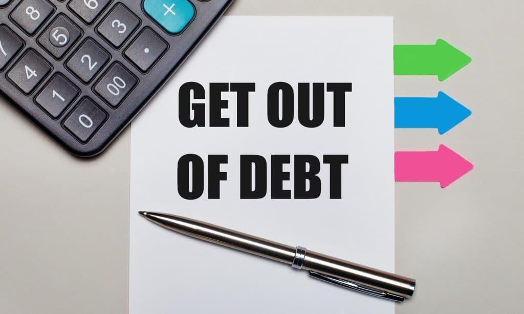 Changing money mindset by eliminating debt and improving finances.