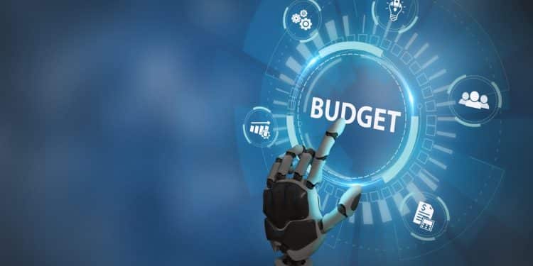 AI personal budgeting interface for smart money management.